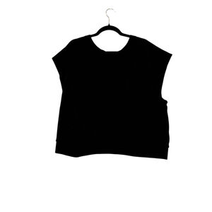 GAP Black Sleeveless Sweatshirt Crop XXL